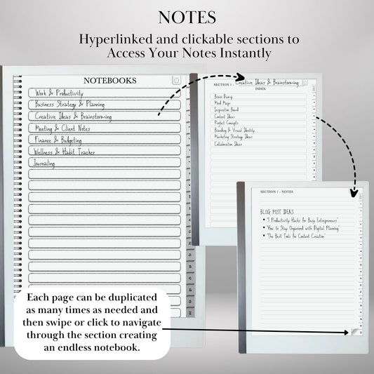 reMarkable 2 — Productivity Bundle, notebook, to-do & meeting notes