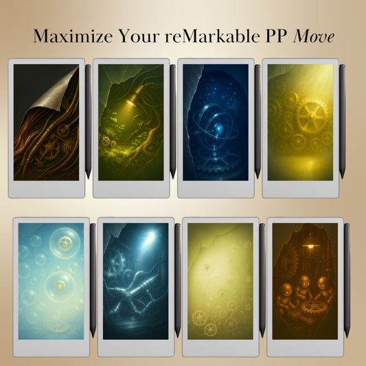 Sleep Screen Bundle for reMarkable paper Pro Move Templates Sleep Screen | reMarkable Paper Pro Move Templates