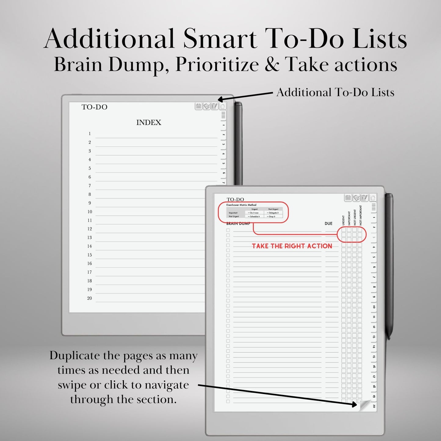 2026 Daily Planner for reMarkable 2 & Pro: Hyperlinked Digital Notebook (Digital Download))