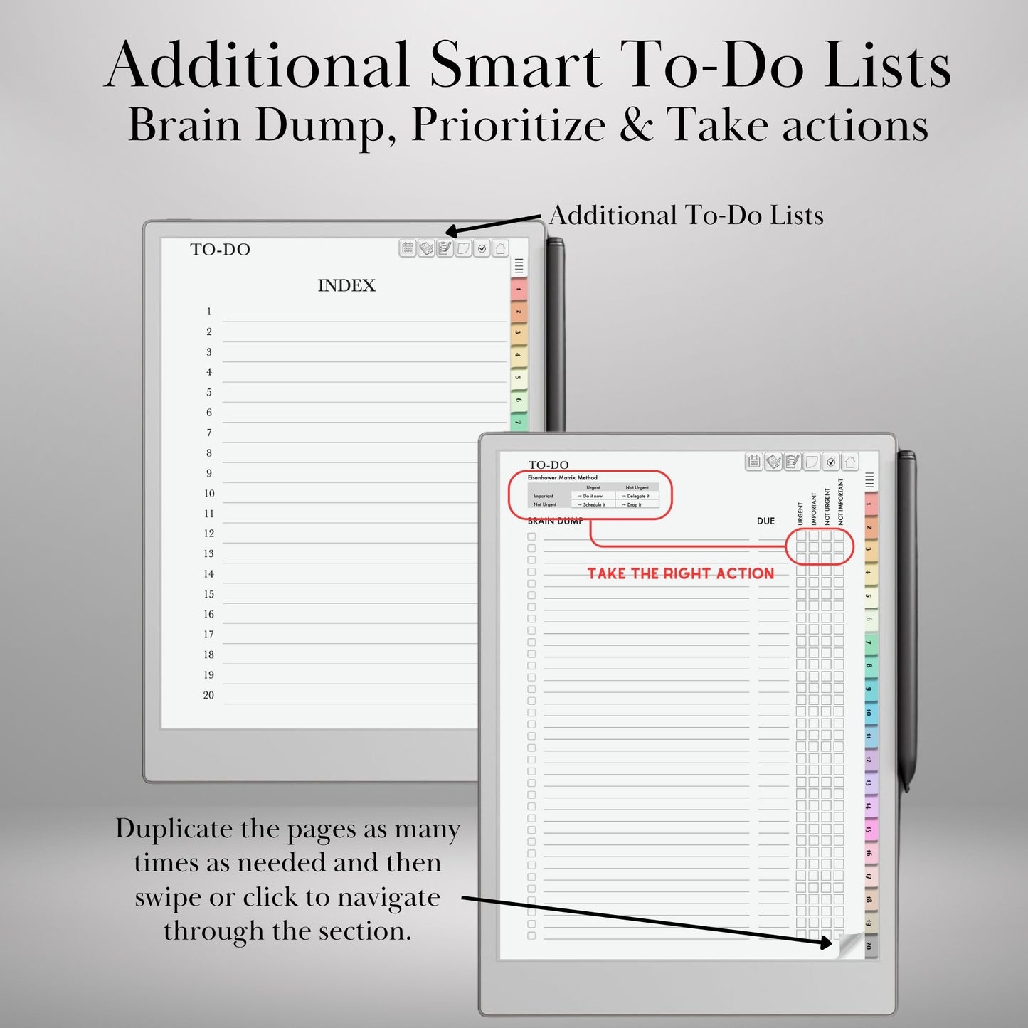 2026 Daily Journal Planner for reMarkable: Hyperlinked Digital Notebook (PDF Download