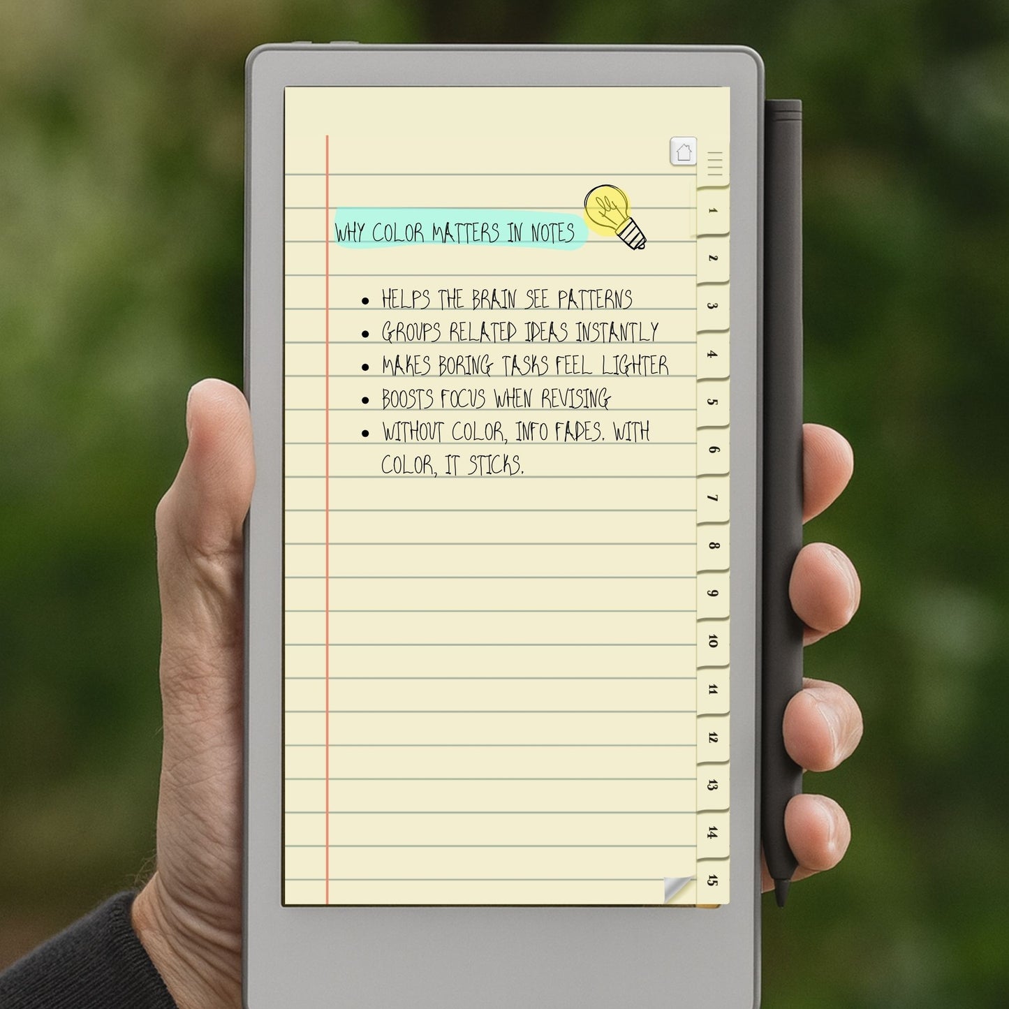 Color Notebook Bundle for reMarkable Paper Pro Move: 8+1 Colored Paper Notebooks with tabs Hyperlinked and Indexed Digital Notebooks Bundle