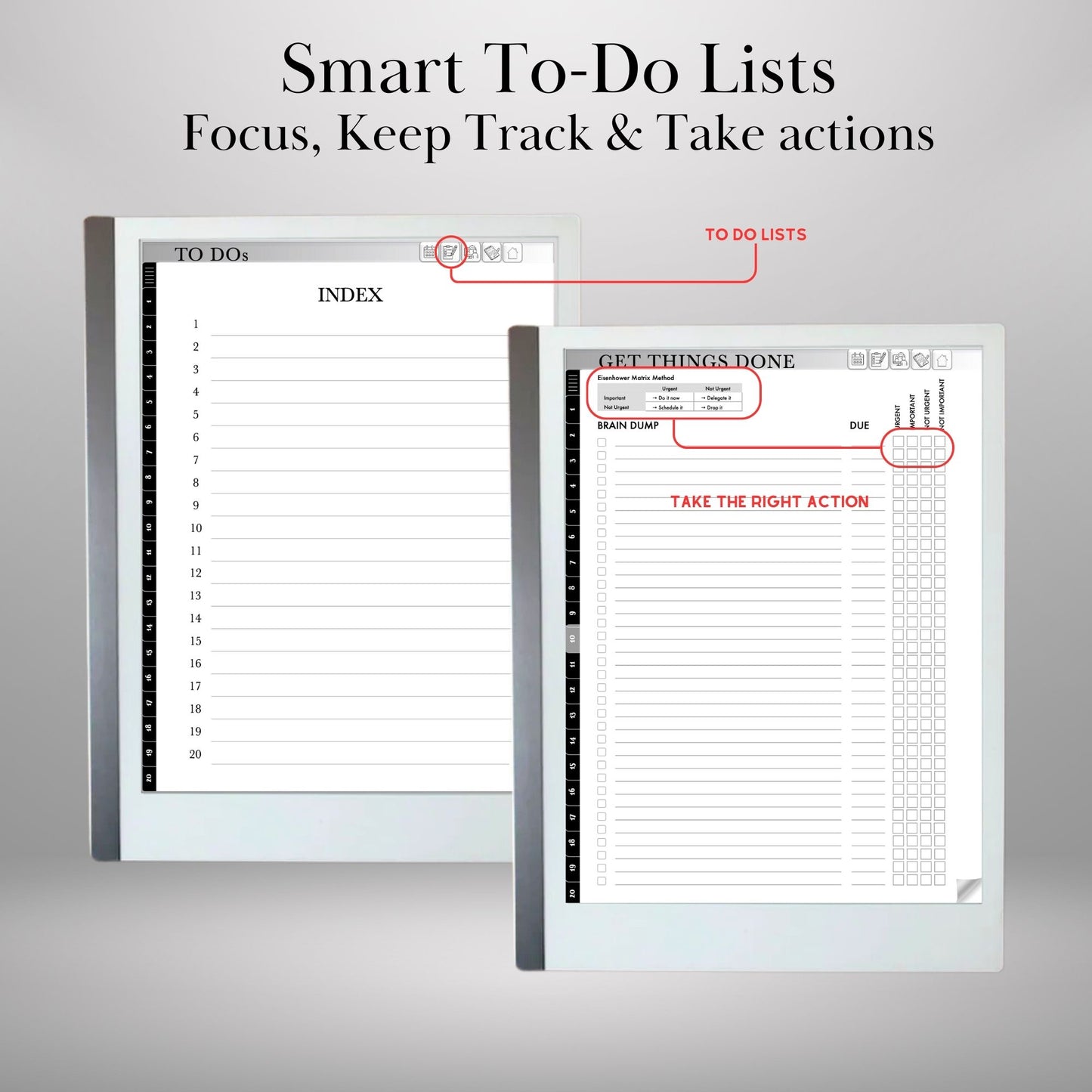 2026 Digital Planner for reMarkable 2 & Paper Pro: Hyperlinked Productivity Notebook (PDF Download)
