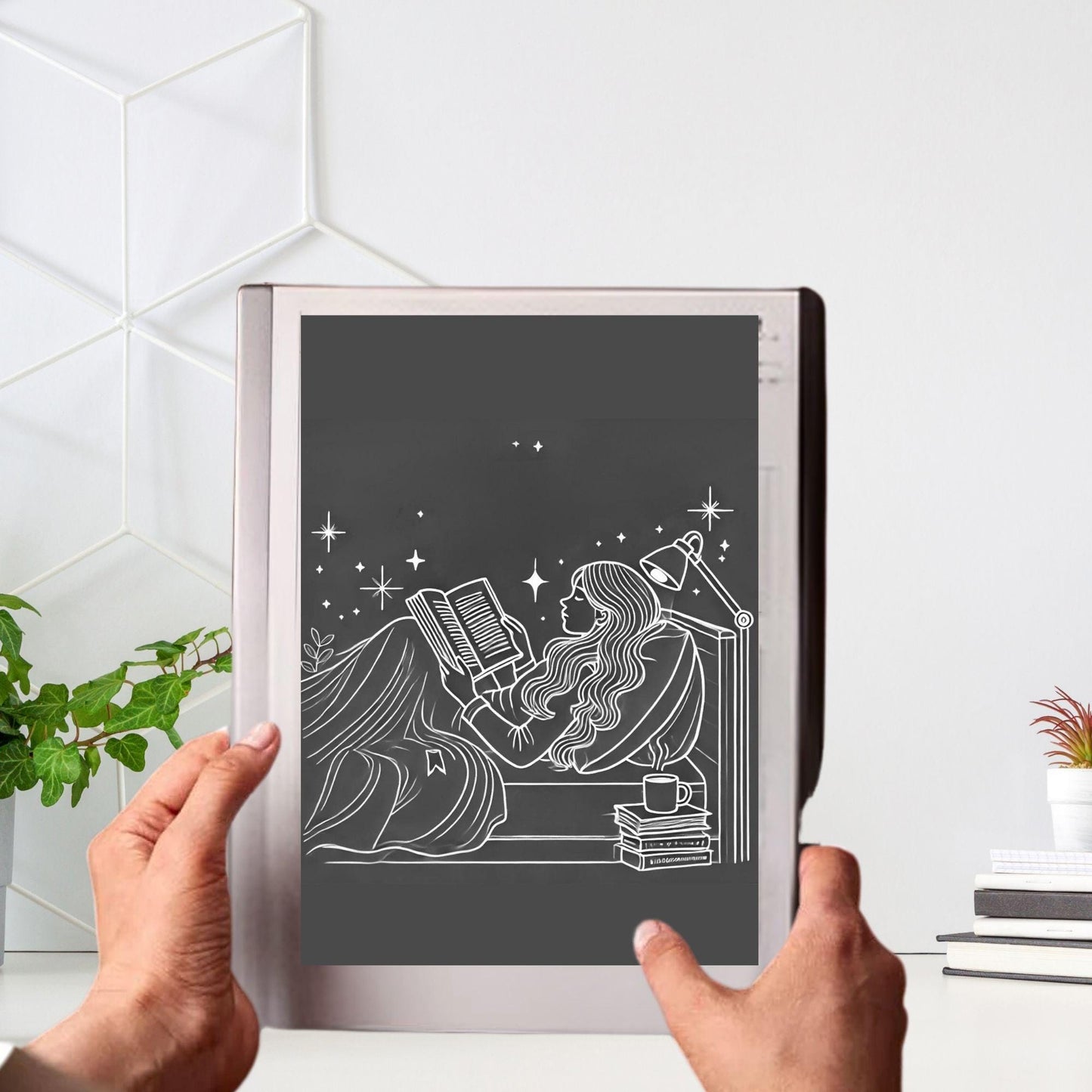 Bookish Sleep Screen Bundle for reMarkable 2| Remarkable2 Template | Reading Theme Cover | Digital Sleep Screen | Bundle for reMarkable 2