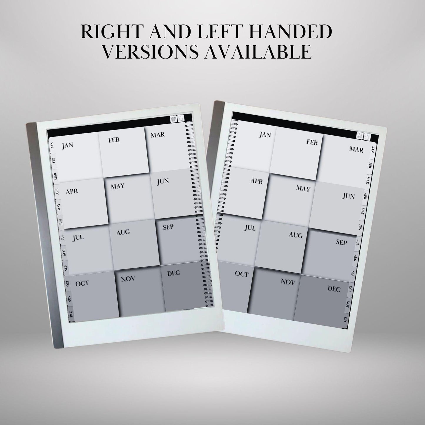 Perpetual Calendar Template for reMarkable 2 Undated Daily Planner Hourly, Daily, Weekly, Monthly Journal Hyperlinked Planner reMarkable2