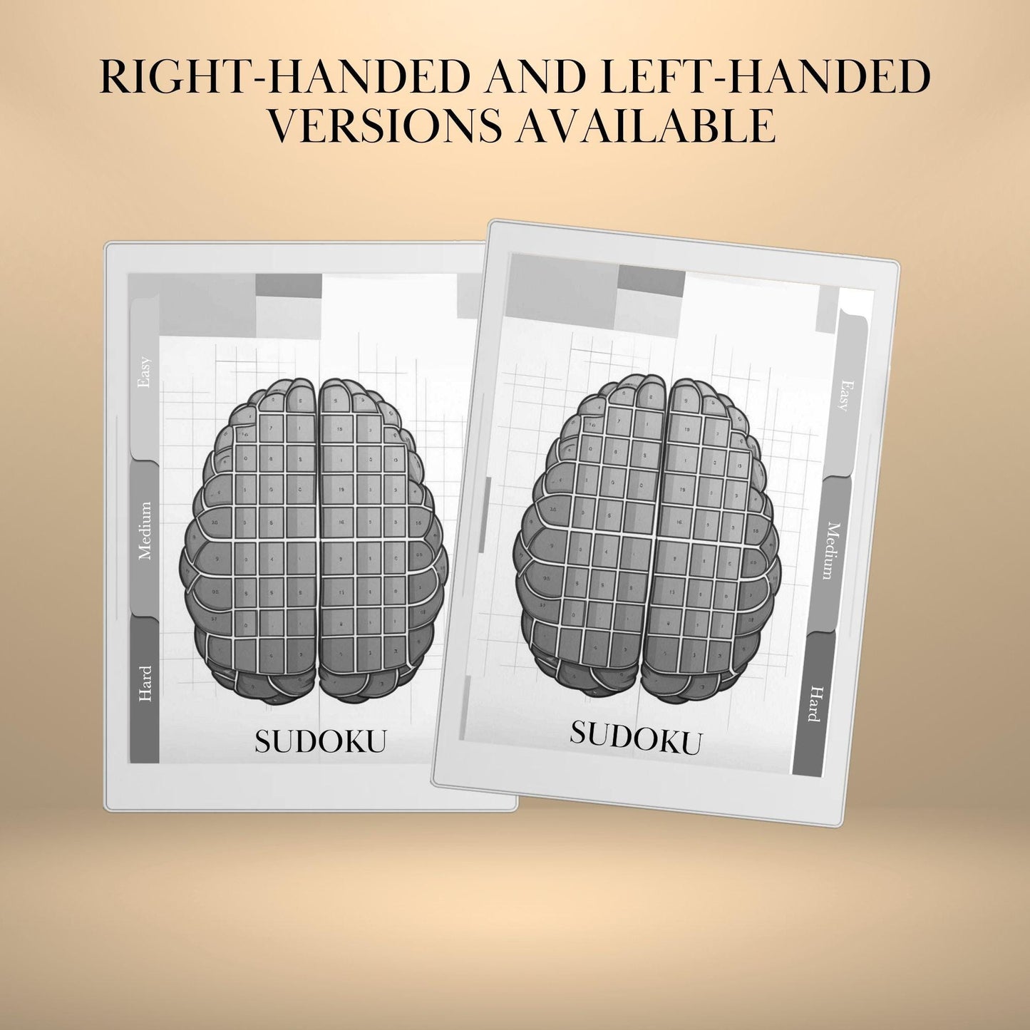 Supernote Template Sudoku Puzzle Book | Hyperlinked PDF | Supernote Puzzle Game | Supernote Templates | Brain Training for eInk Tablets