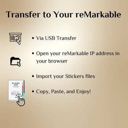 reMarkable Paper Pro & 2 — Boxy Buddies Sticker Pack, copy-paste