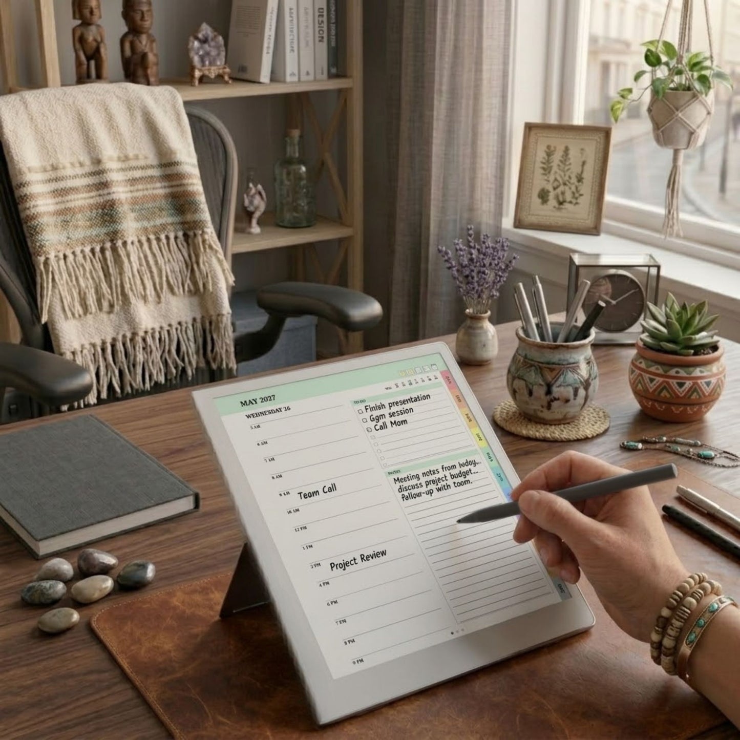 reMarkable Paper Pro — Daily Planner 2026-2027, dated calendar