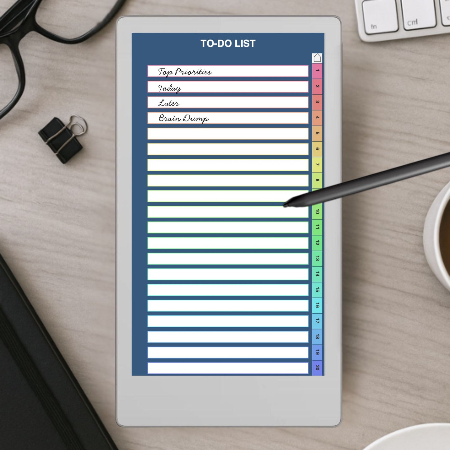 reMarkable Paper Pro Move — To-Do Creator, custom planner
