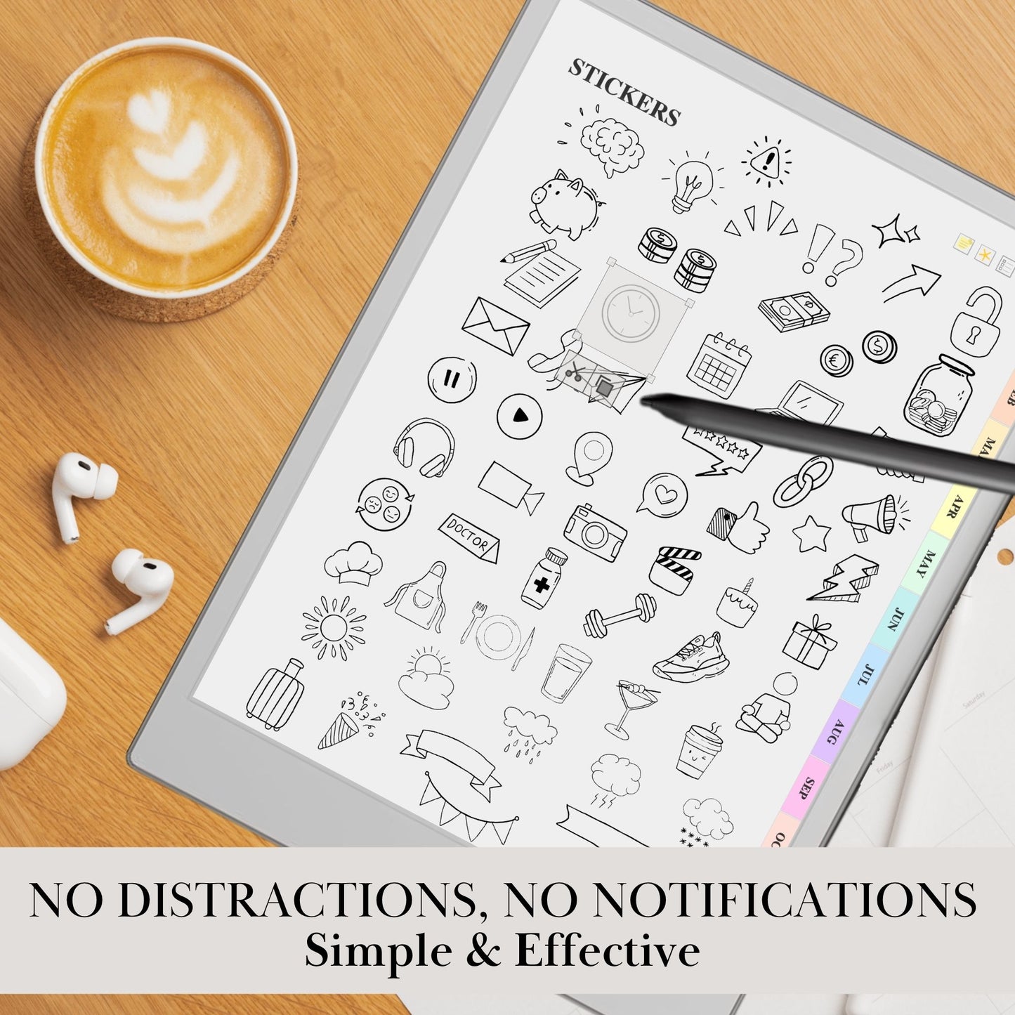reMarkable Paper Pro — Daily Planner 2026-2027, dated calendar