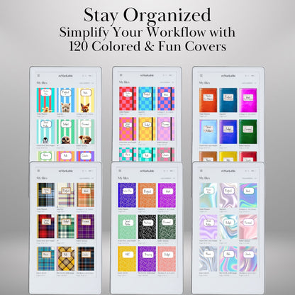 reMarkable Paper Pro Move — Mega Bundle, planners, covers & stickers