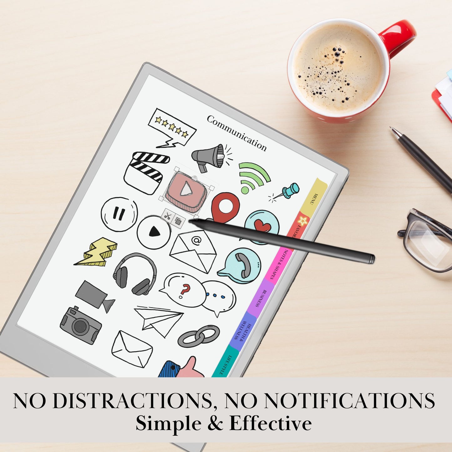 reMarkable Paper Pro — Stickers Mega Bundle, 9 packs 2600+