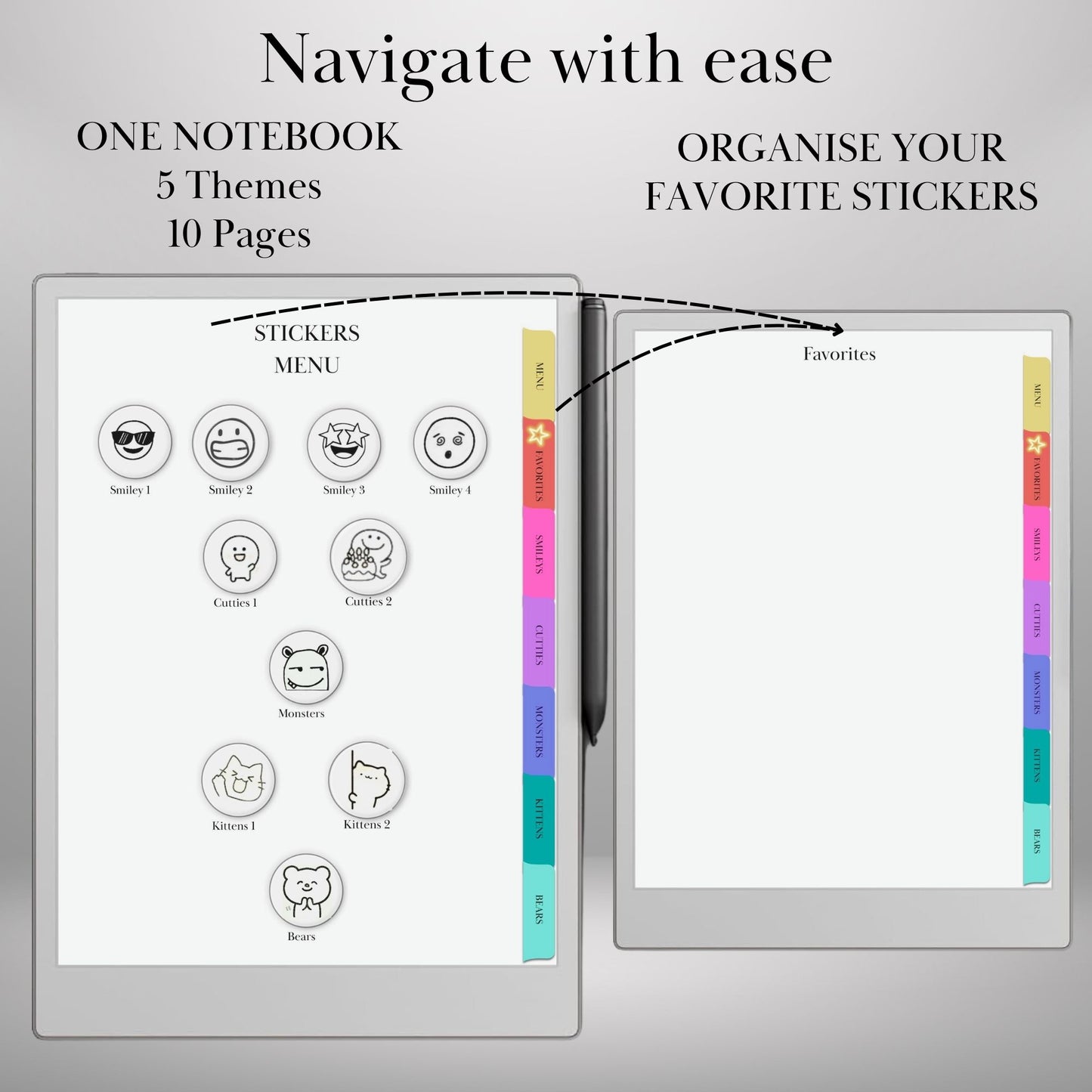reMarkable Paper Pro & 2 — Emoji Sticker Pack, copy-paste