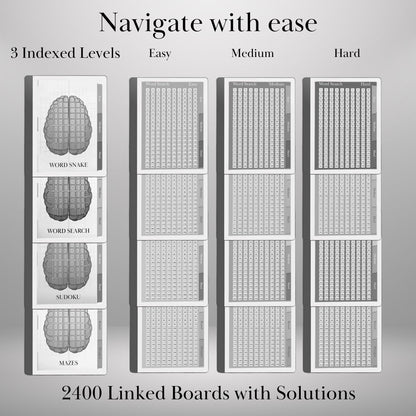 Kindle Scribe — Puzzle Bundle, 2400 brain games