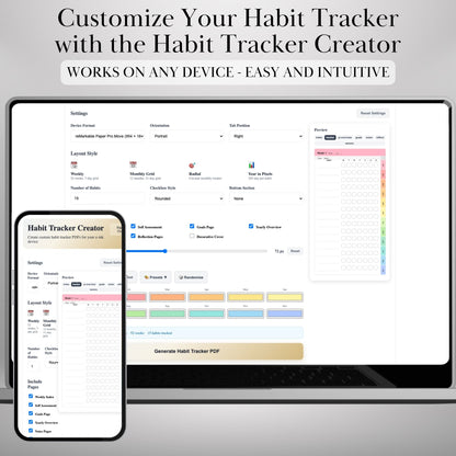 All reMarkable Devices — Habit Tracker Creator, Custom Hyperlinked Habit Tracker