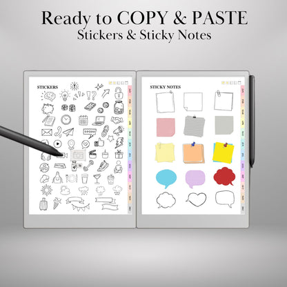 reMarkable Paper Pro — Daily Planner 2026-2027, dated calendar