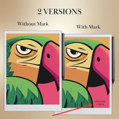 reMarkable Paper Pro & 2 — Cartoon Animals Sleep Screens