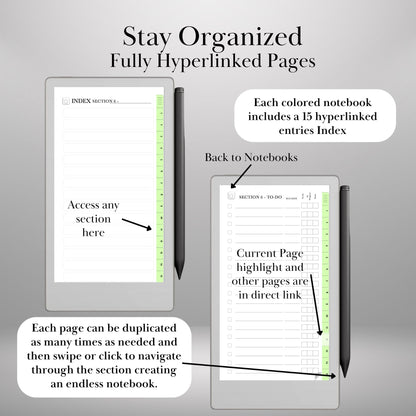 reMarkable Paper Pro Move — To-Do Notebook, task tracker with tabs