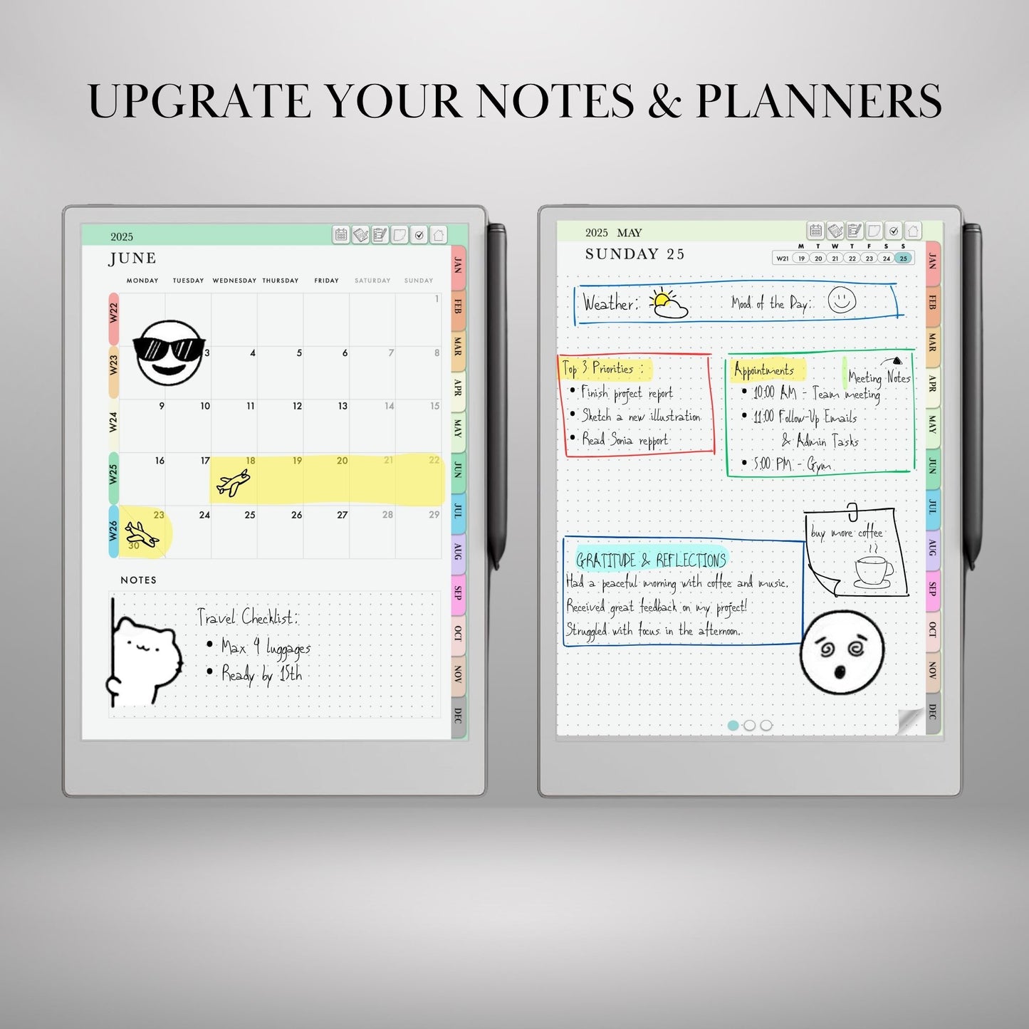 reMarkable Paper Pro & 2 — Emoji Sticker Pack, copy-paste