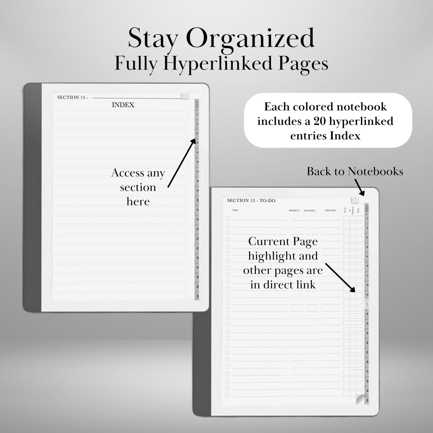Kindle Scribe — To-Do Notebook, task tracker