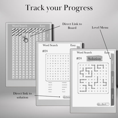 reMarkable 2 — Puzzle Bundle, 2400 brain games