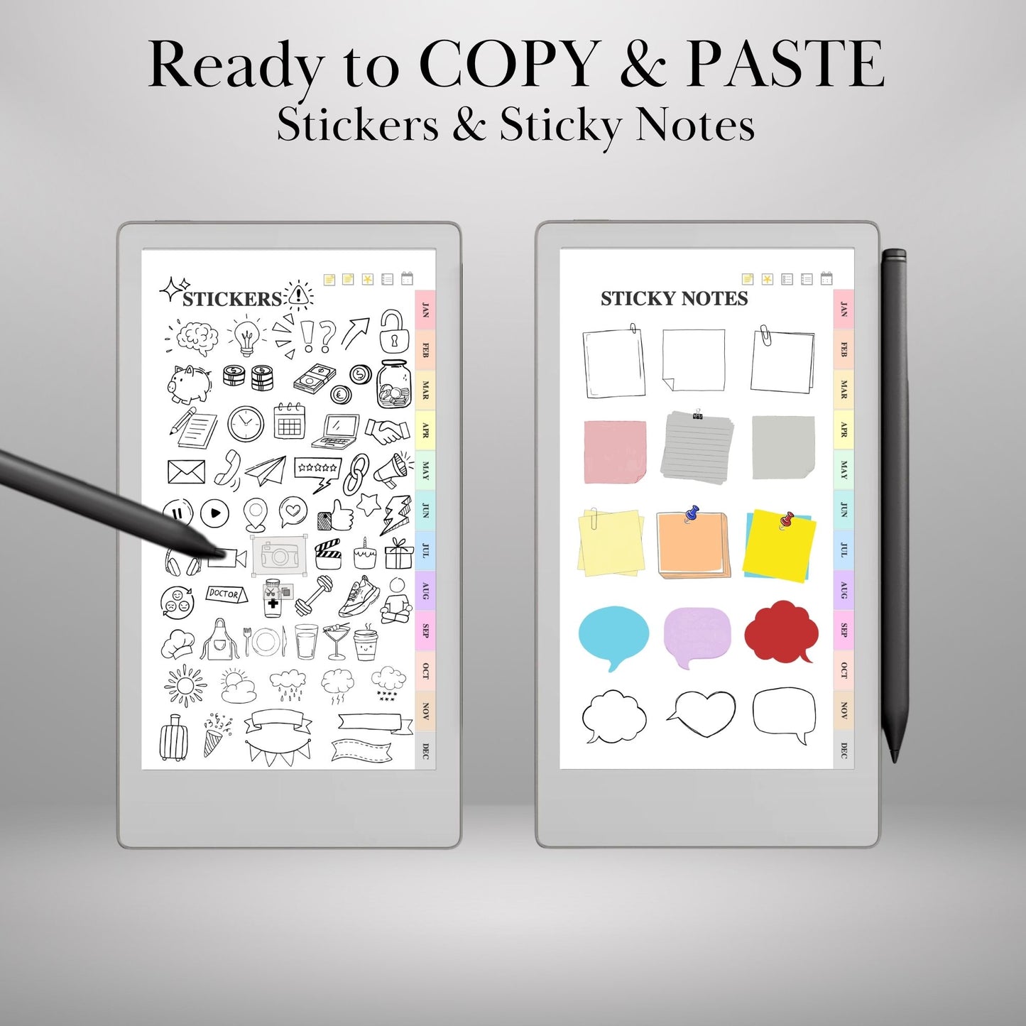reMarkable Paper Pro Move — Daily Planner 2026-2027, dated calendar