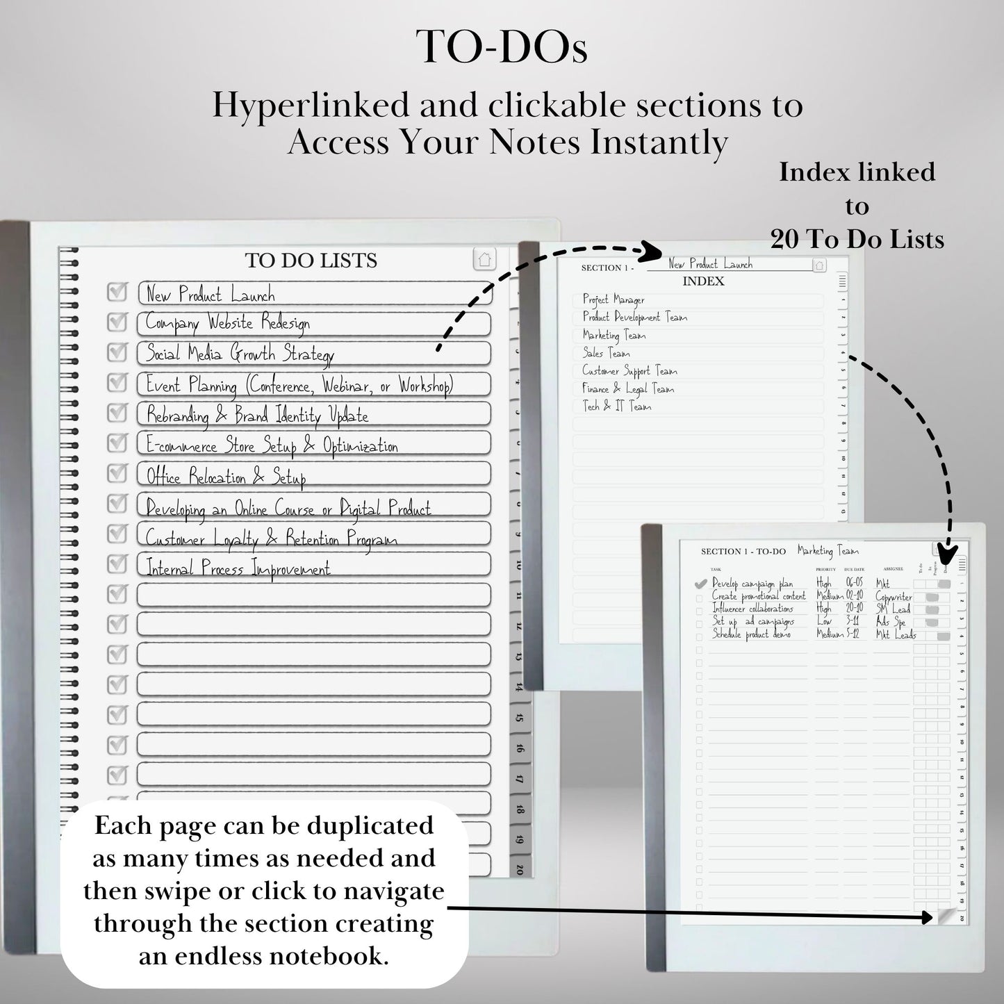 reMarkable 2 — Productivity Bundle, notebook, to-do & meeting notes