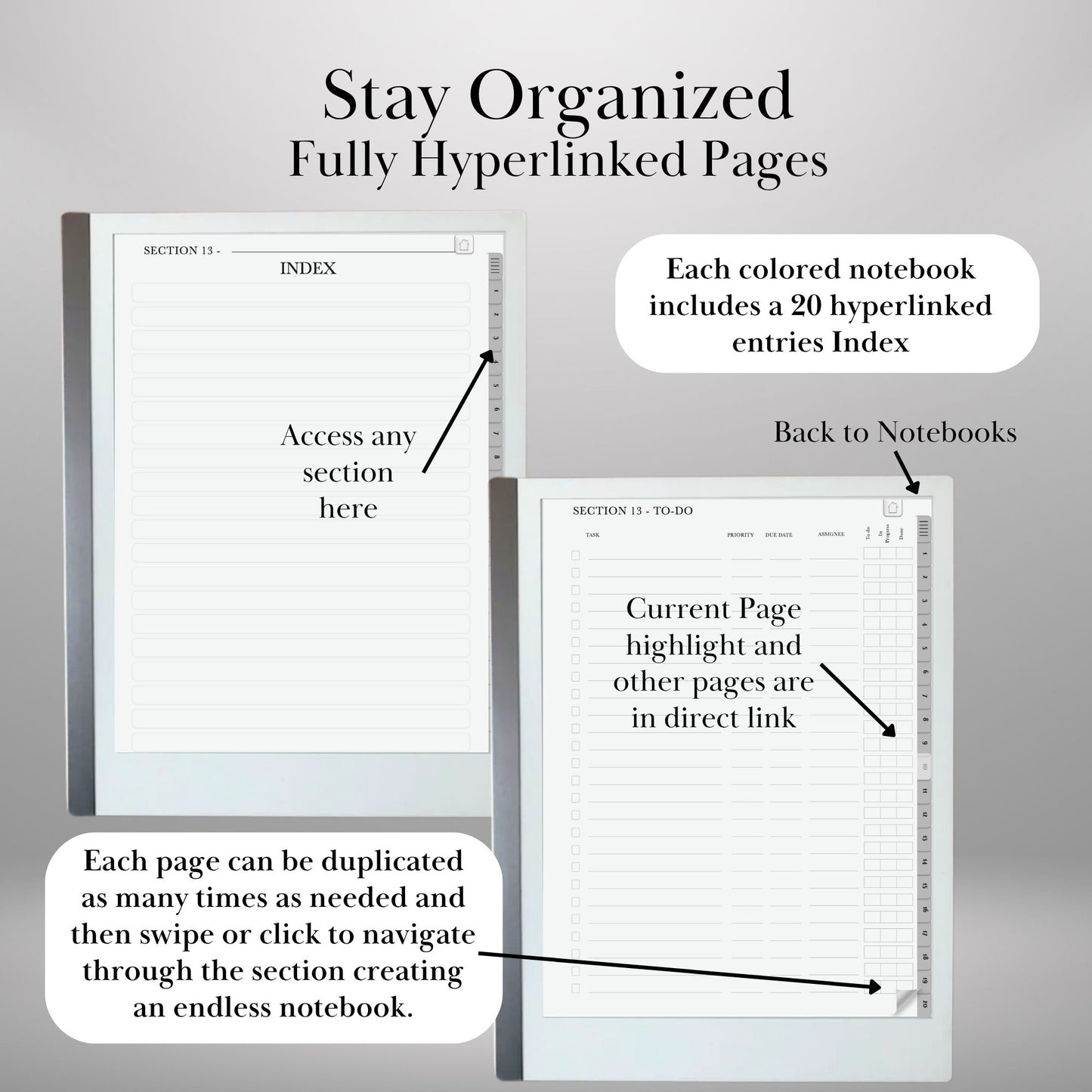 reMarkable 2 — To-Do Notebook, productivity planner