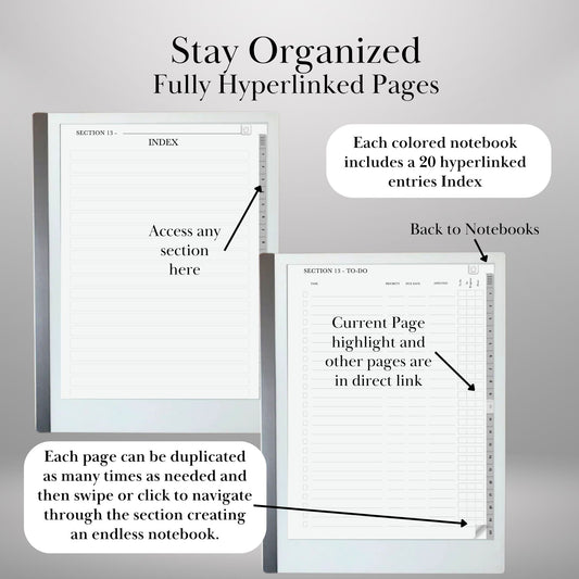 reMarkable 2 — To-Do Notebook, productivity planner
