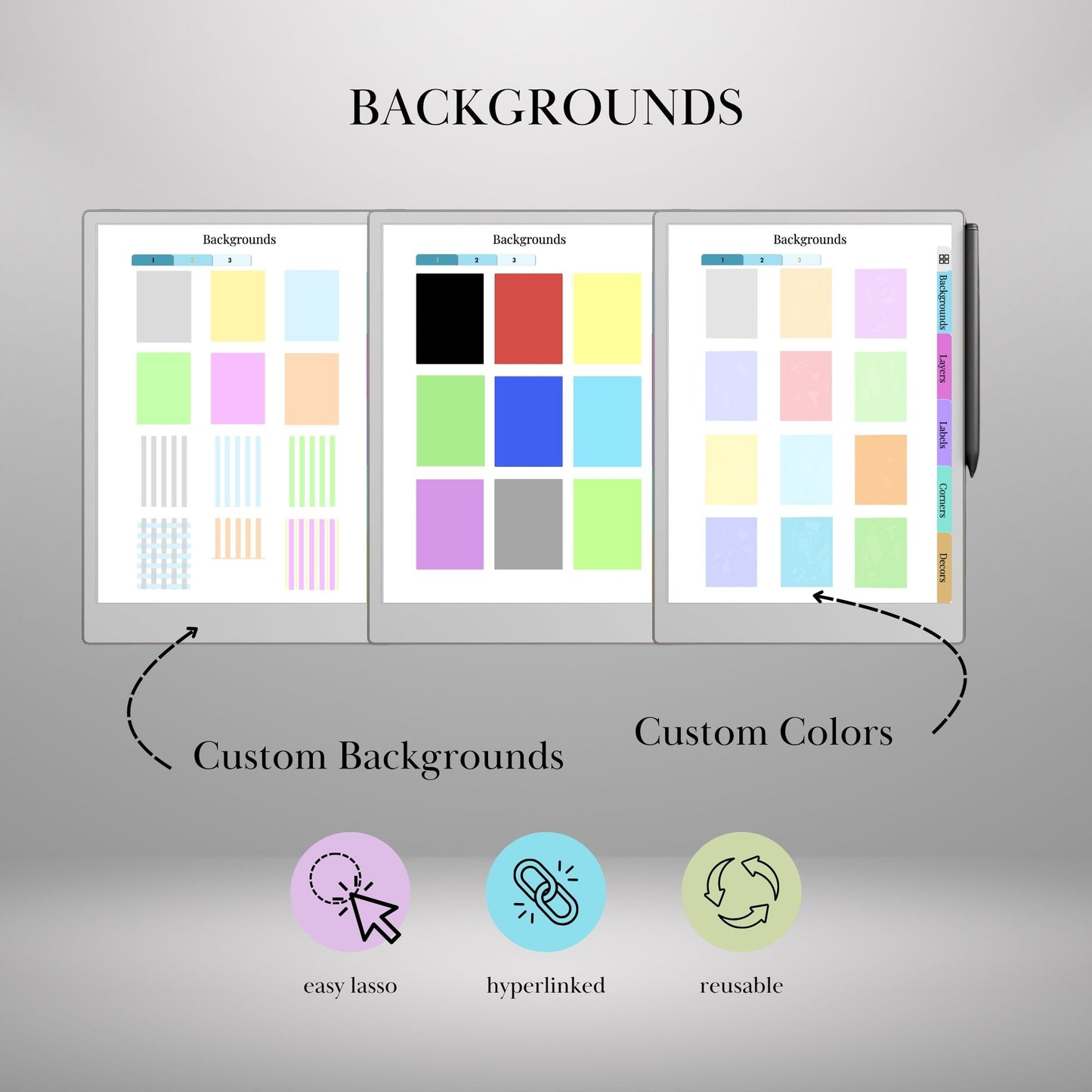 reMarkable Paper Pro — Custom Cover Toolkit, 540+ elements