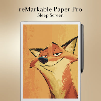 reMarkable Paper Pro & 2 — Cartoon Animals Sleep Screens