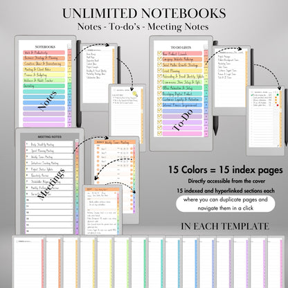 reMarkable Paper Pro Move — Mega Bundle, planners, covers & stickers