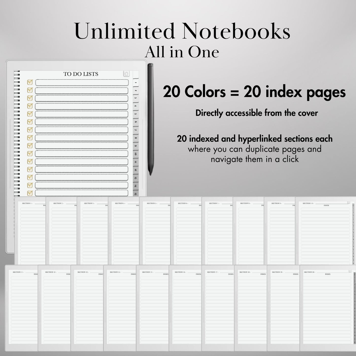 Supernote — To-Do Notebook, task tracker