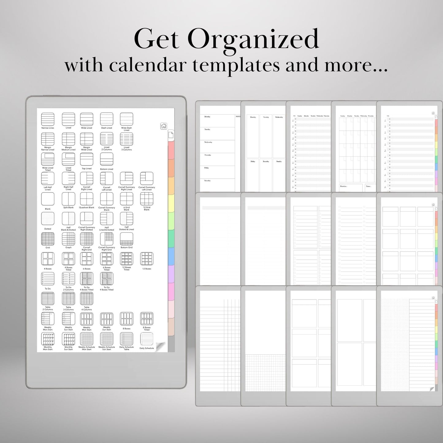 Move Customizable Notebook