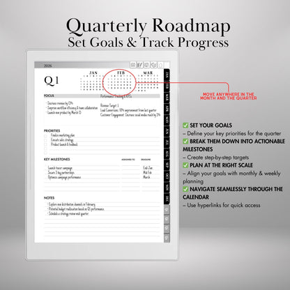 Supernote A5X A6X — Planner 2026