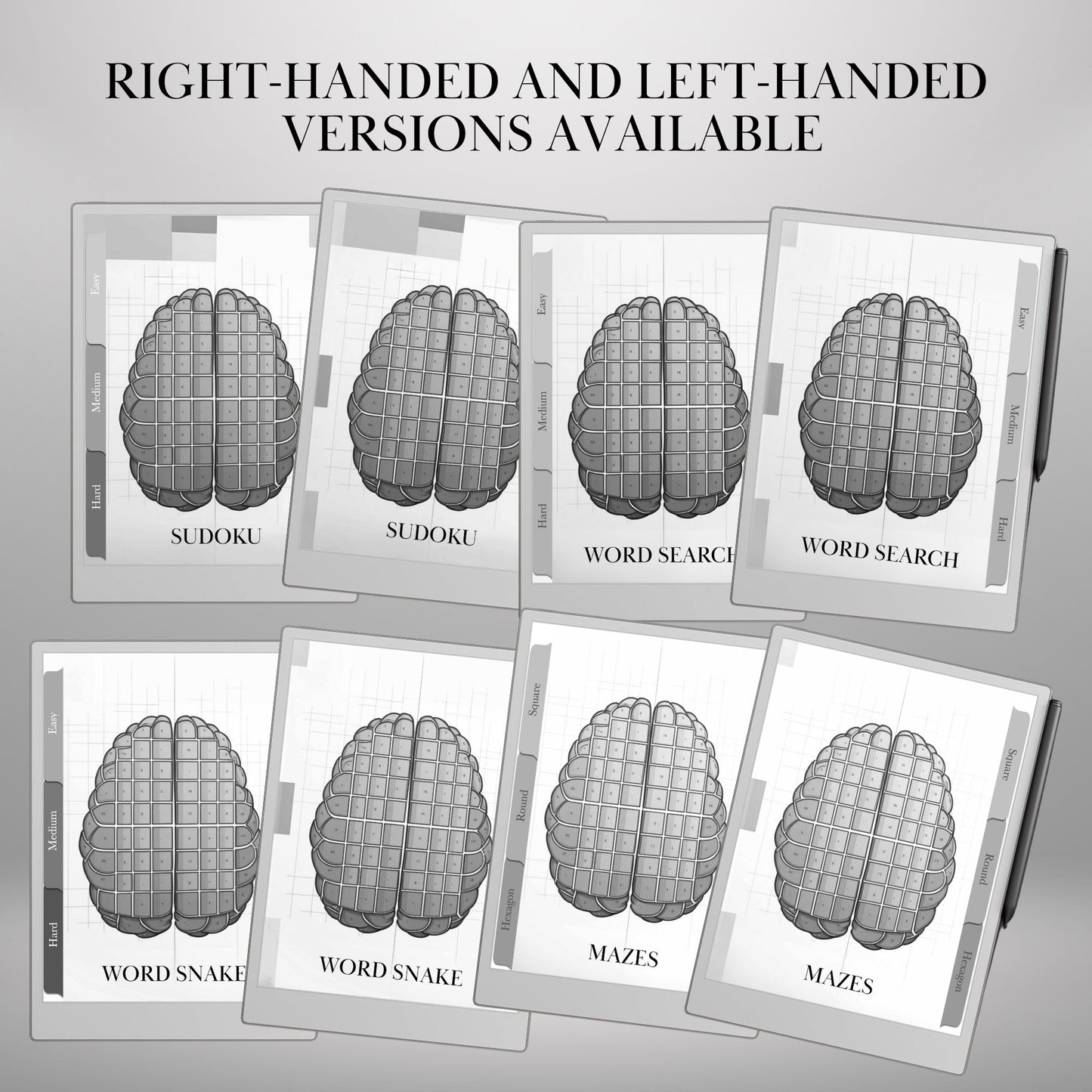 reMarkable 2 — Puzzle Bundle, 2400 brain games