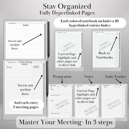 reMarkable 2 — Productivity Bundle, notebook, to-do & meeting notes
