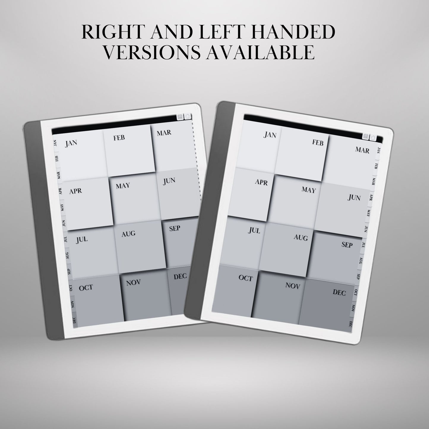 Kindle Scribe — Perpetual Calendar, undated daily & weekly planner