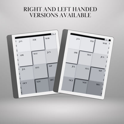 Kindle Scribe — Perpetual Calendar, undated daily & weekly planner