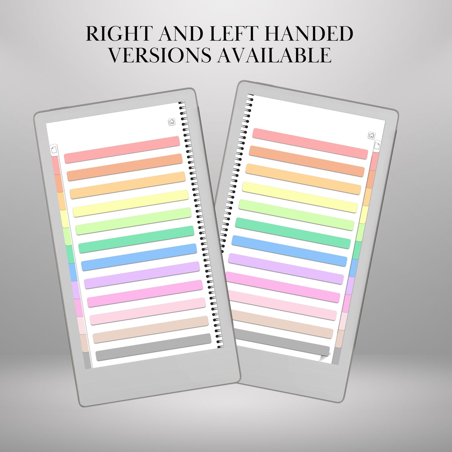 Move Customizable Notebook