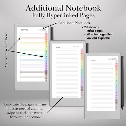 reMarkable Paper Pro Move — Daily Dotted Journal 2026