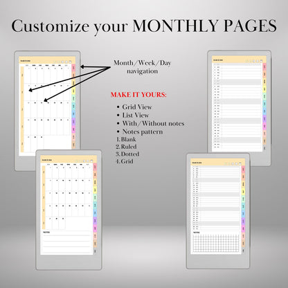 All Devices — Calendar Planner Creator 2026 2027, Make Your Own Yearly Monthly Weekly Daily Planner