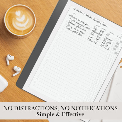 Kindle Scribe — To-Do Notebook, task tracker