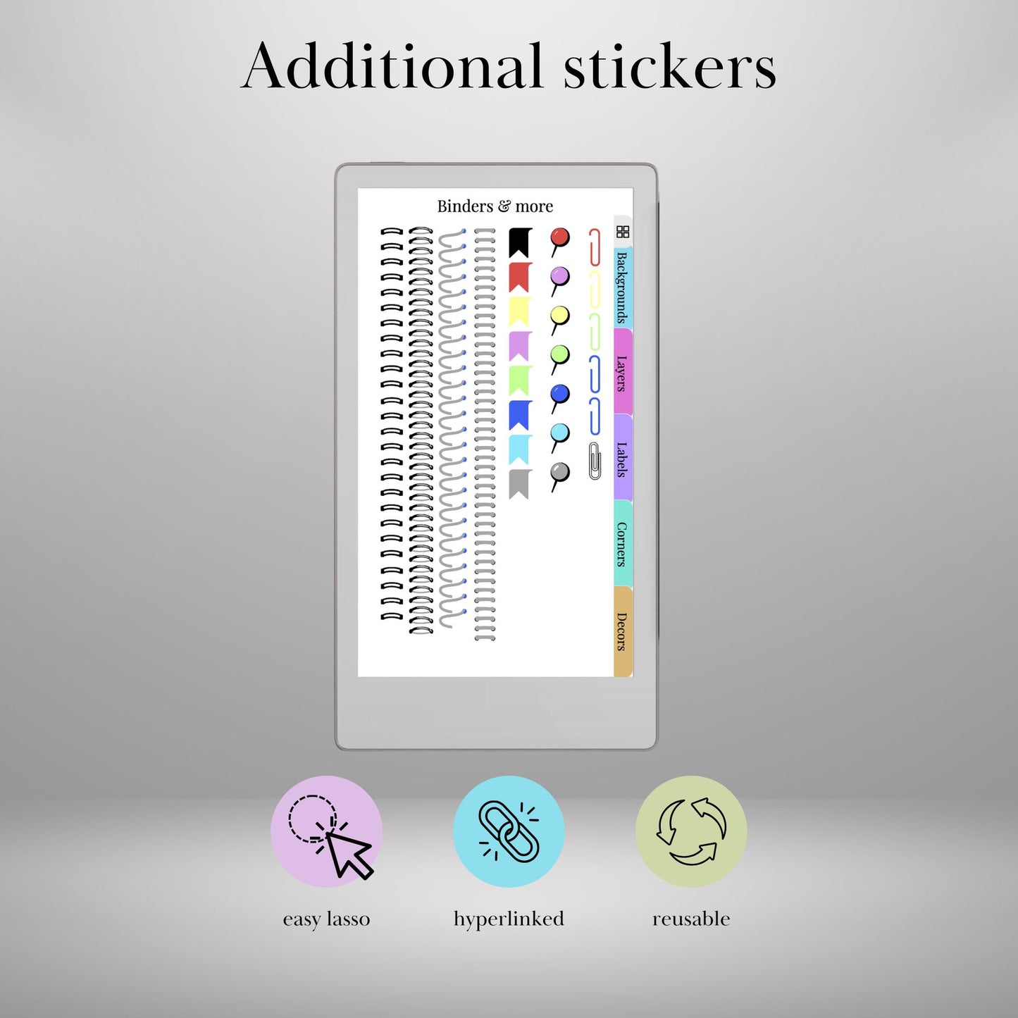 reMarkable Paper Pro Move — Custom Cover Toolkit, 540+ elements