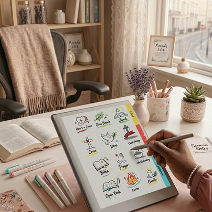 reMarkable Paper Pro & 2 — Christian Sticker Pack, copy-paste