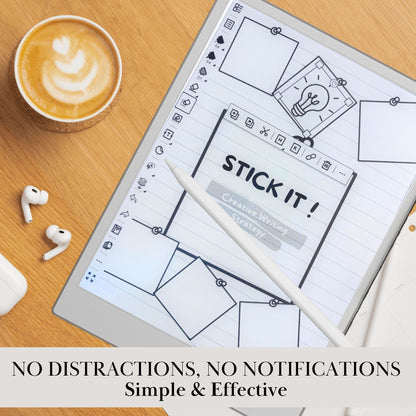 Supernote A5X A6X — Sticker Pack, copy-paste shapes & notes
