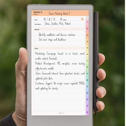 reMarkable Paper Pro Move — Meeting Notes, prep & action plan