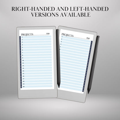 reMarkable Paper Pro Move — Project Management Planner, PMI & Gantt
