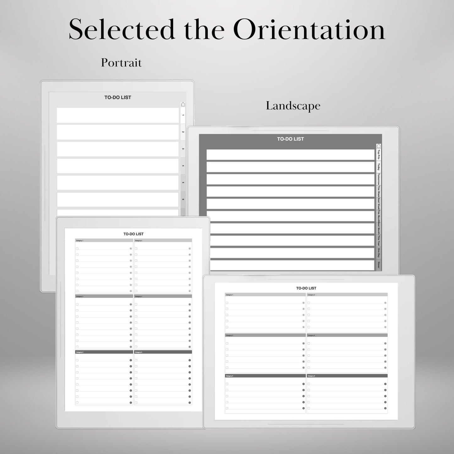 Supernote A5X A6X — To-Do Notebook Creator, Custom Hyperlinked Task Planner