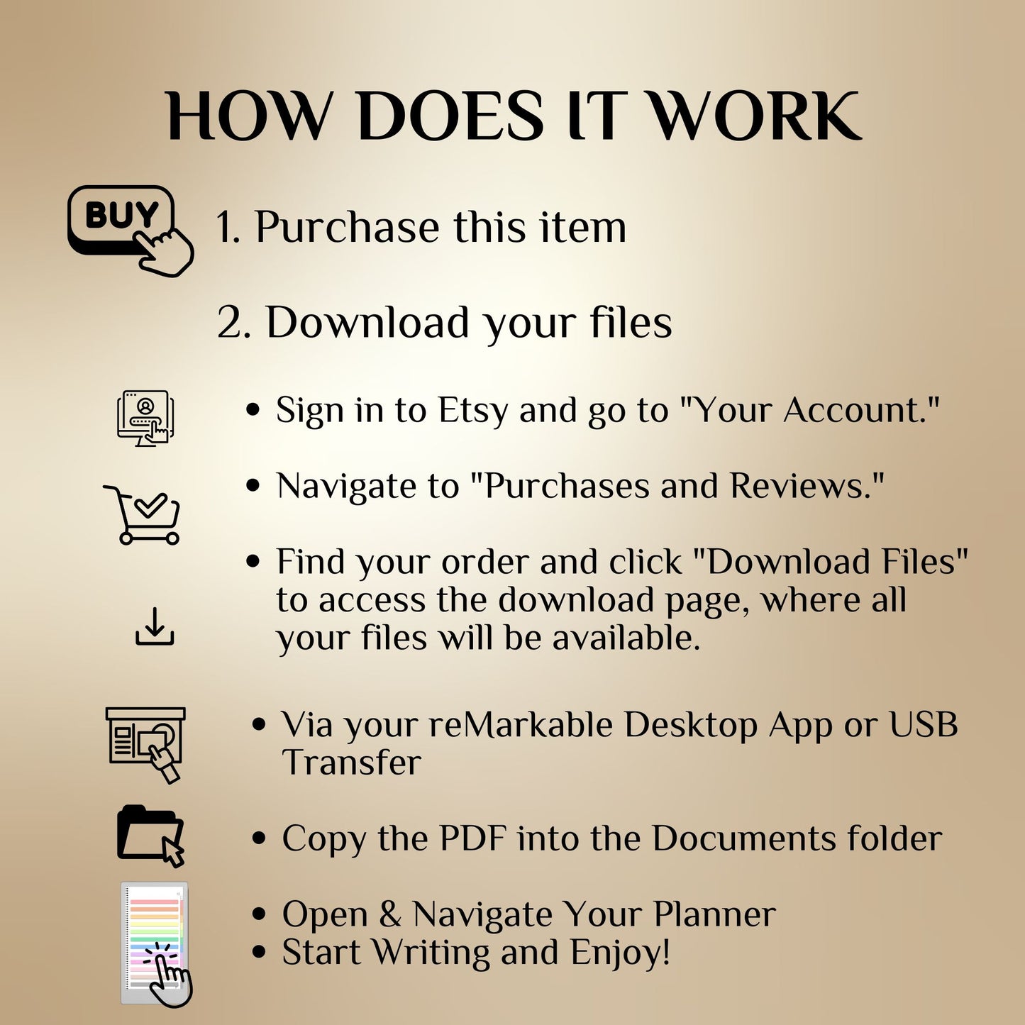 Move Customizable Notebook