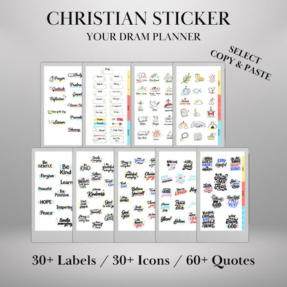 reMarkable Paper Pro Move — Stickers Mega Bundle, 9 packs 2600+
